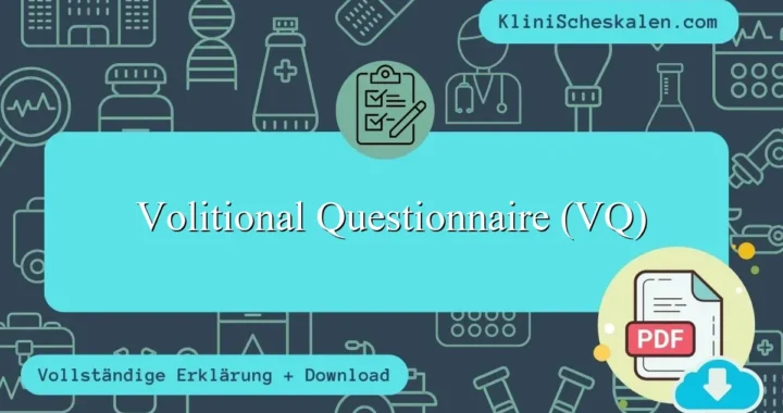 Volitional Questionnaire (VQ) auf Deutsch PDF